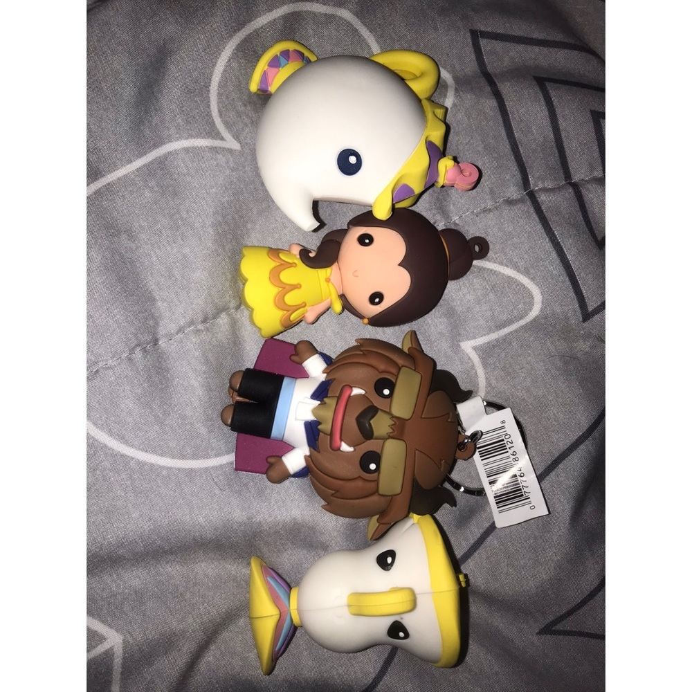Beauty and the Beast Keychain Bundle